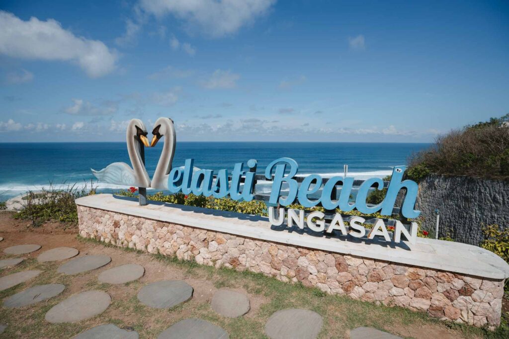 Melasti Beach in south badung