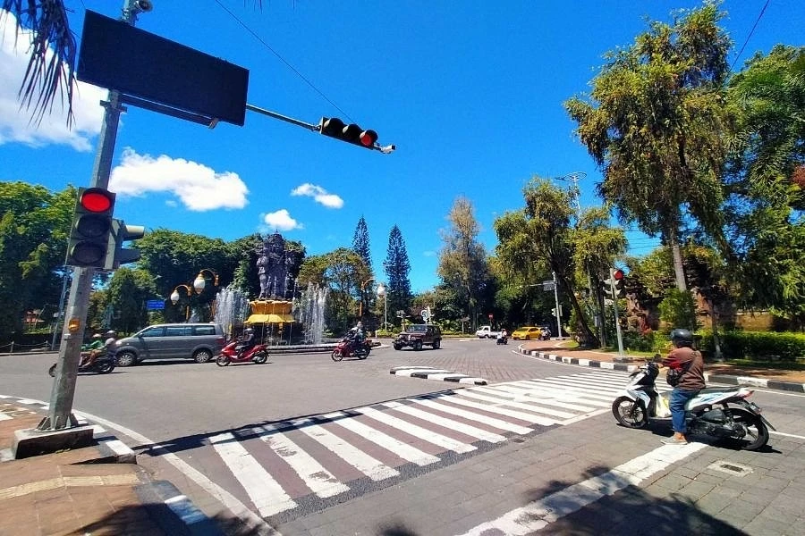 trafic light bali