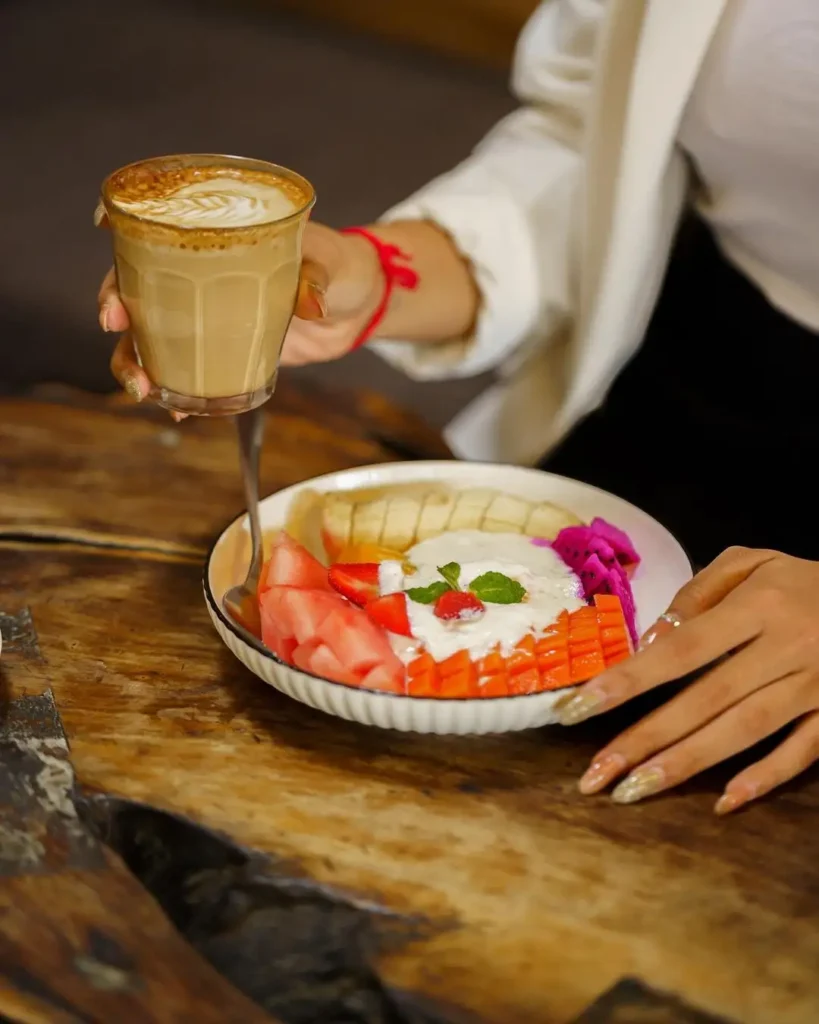 enjoy the coffee at freak coffee