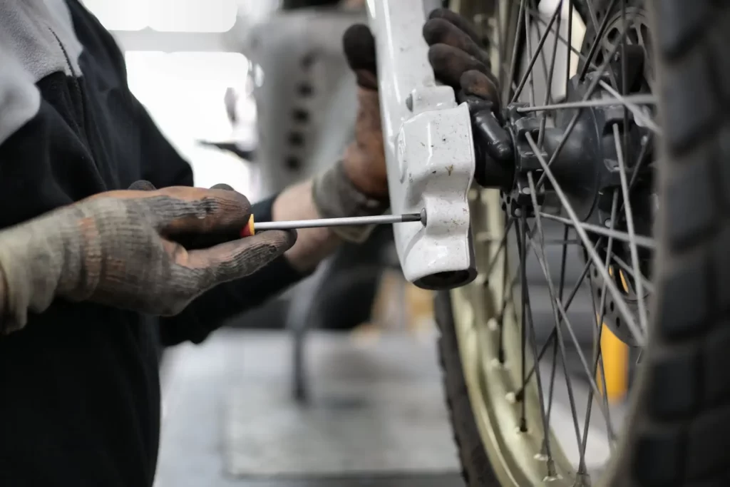 repair motorcycle tires
