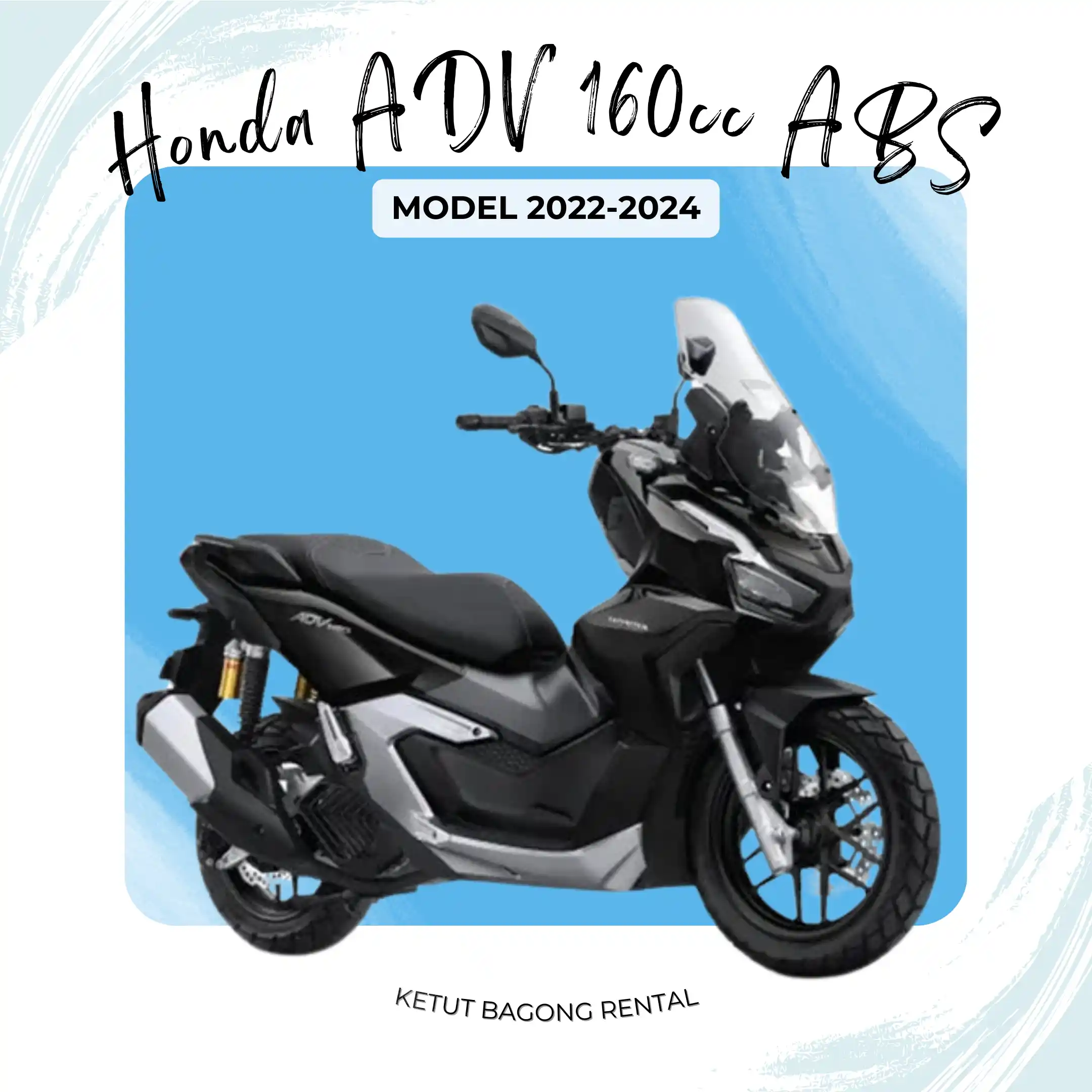 enjoy your ride with honda adv 160cc with abs system