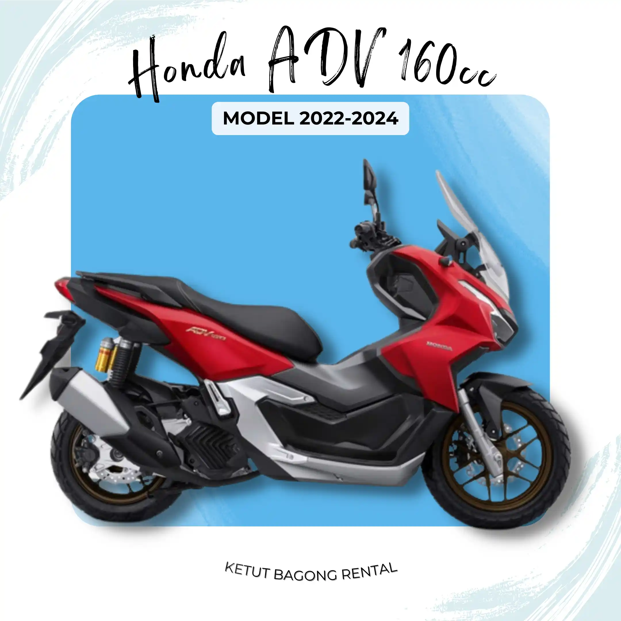 honda adv new 160cc by ketut bagong rental