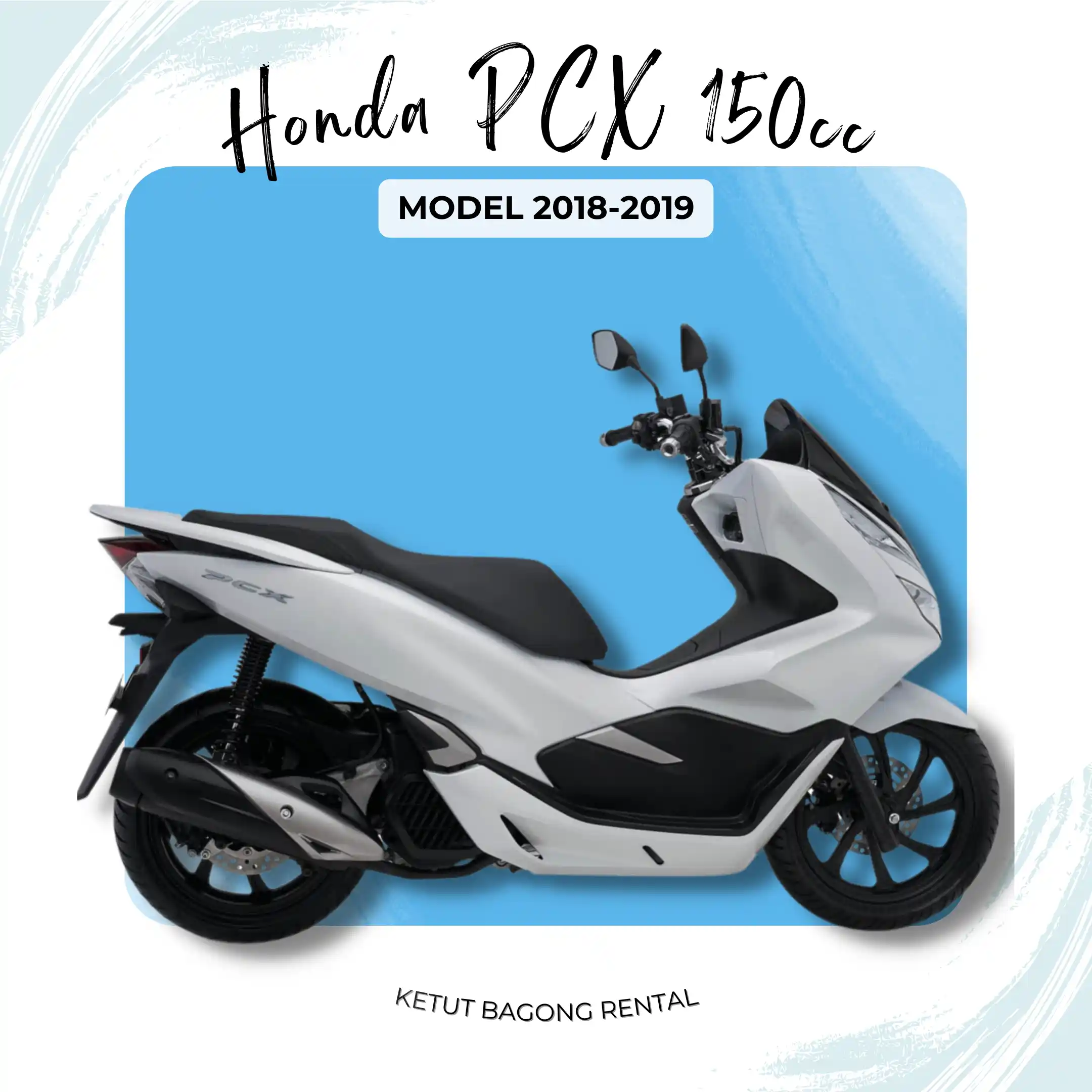 rent motorbike honda pcx 150cc 2018