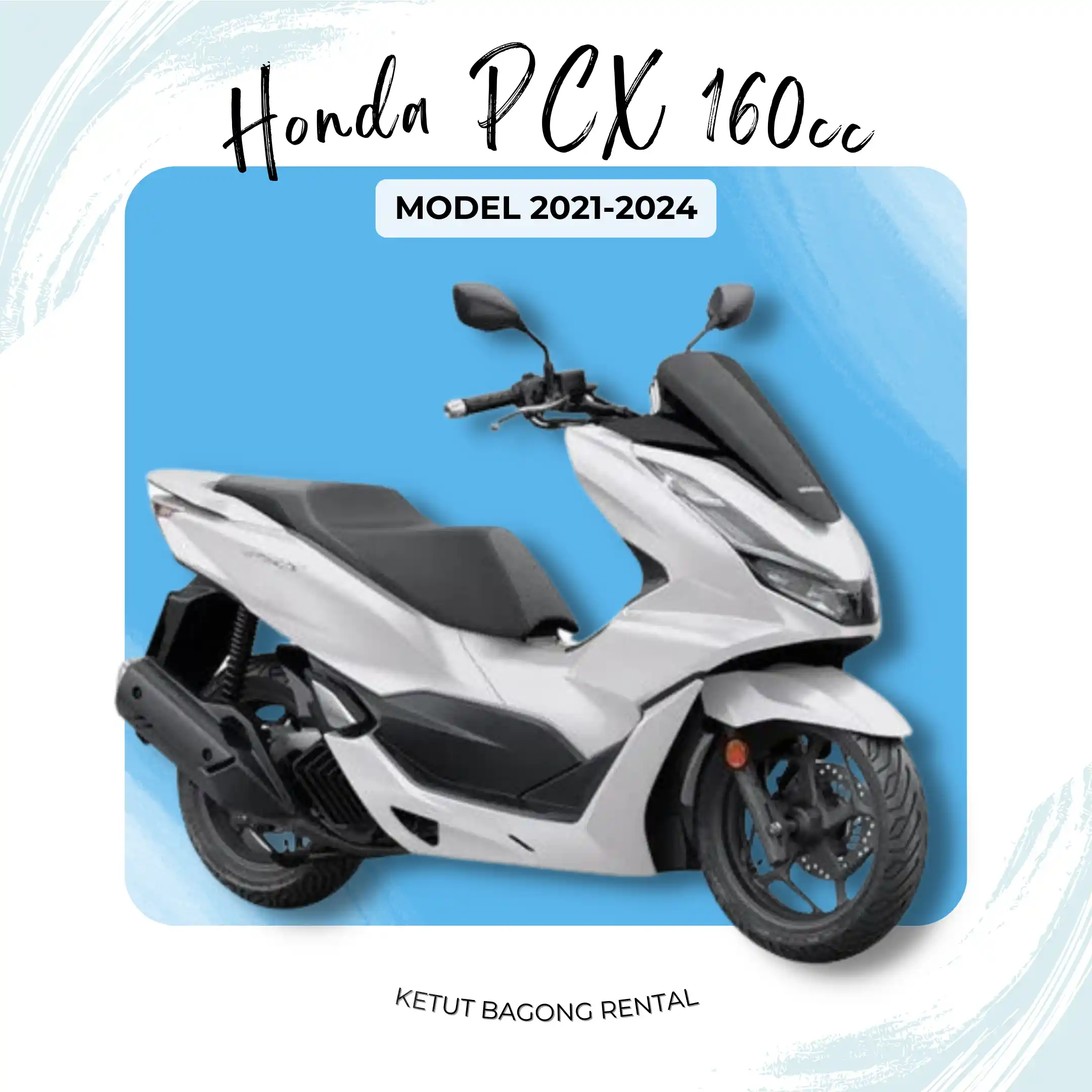 Honda Pcx 160cc model 2021-2022 by ketut bagong rental