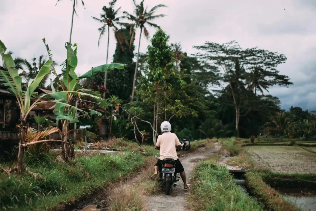 scooter or car ride in bali